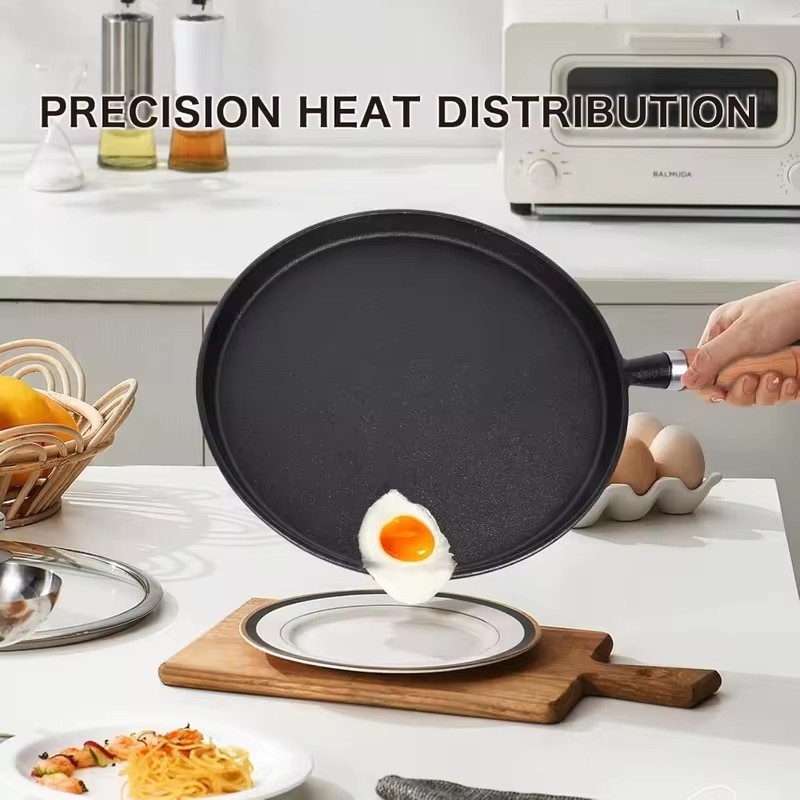 Heavy-Duty Cast Iron Frying Pa - огляд і ціна Egg Waffle Pan
