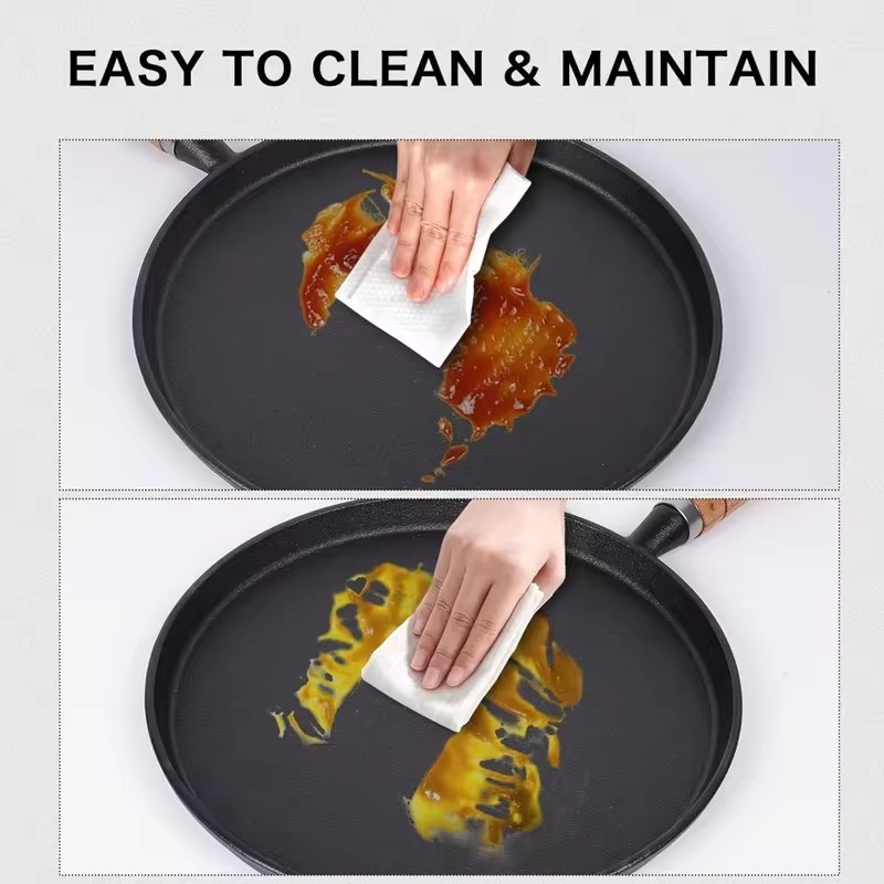 Heavy-Duty Cast Iron Frying Pa - огляд і ціна Egg Waffle Pan