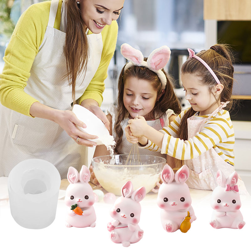 3D Easter Rabbit Silicone Mold - огляд і ціна Bunny Cake Mold