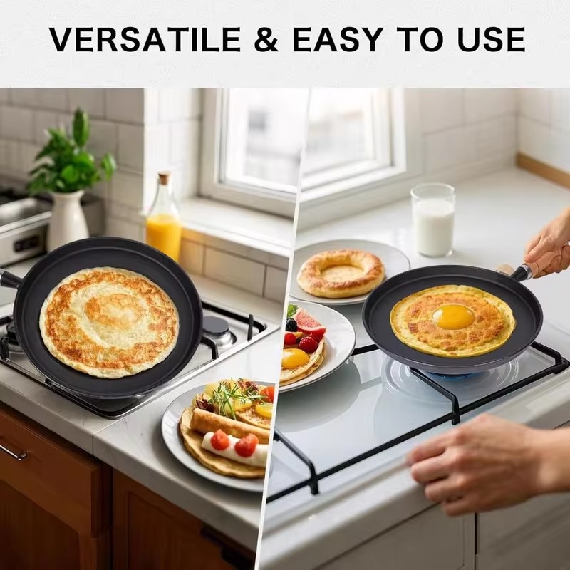 Heavy-Duty Cast Iron Frying Pa - огляд і ціна Egg Waffle Pan